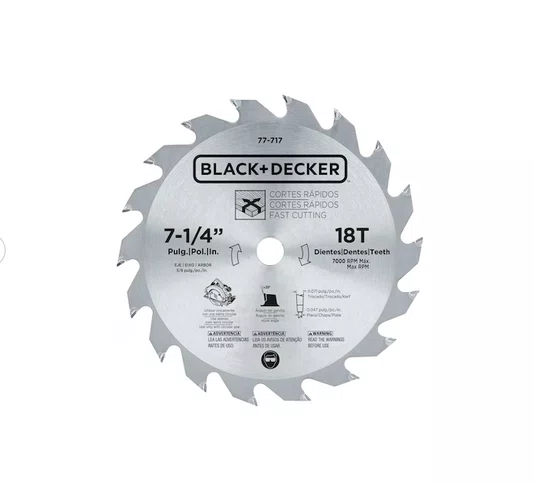 Serra circular 7.1/4'' 1500W 220V Black Decker CS1024B2