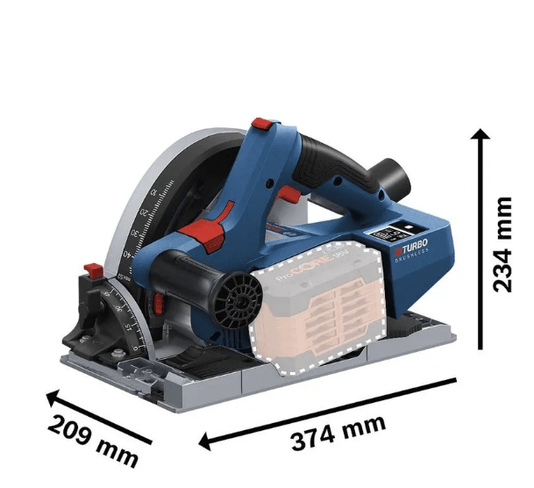 Serra Circular Imersão a Bateria GKT 18V-52CG 1620W - BOSCH