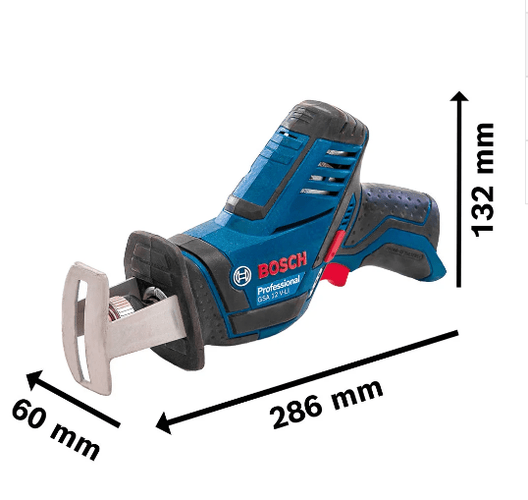 Serra Sabre à Bateria GSA 12V-LI Sem bateria e Carregador -Bosch