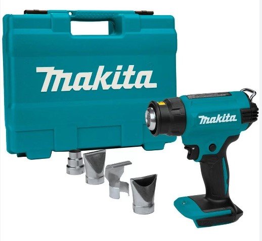 Soprador Térmico a Bateria 18V DHG180ZK Sem Bateria e Carregador -Makita