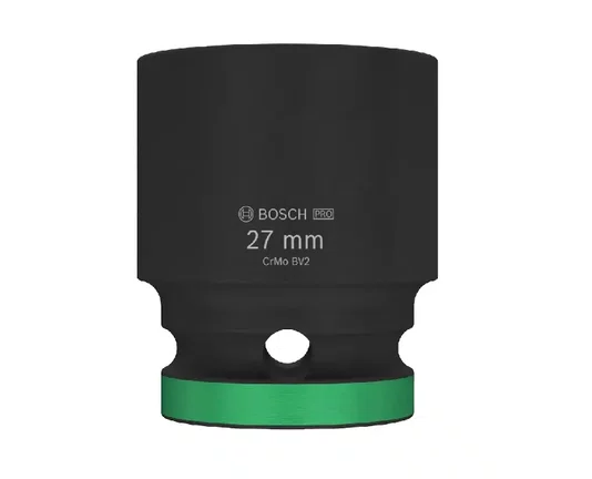 Soquete impacto 1/2'' 27MM sextavado curto Pro Standard Bosch