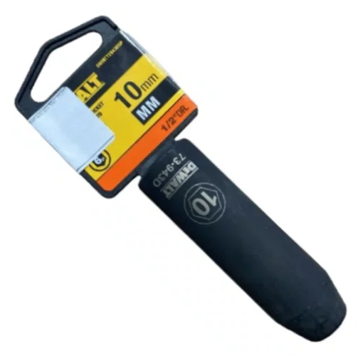 Soquete impacto 1/2'' longo 10mm Dewalt