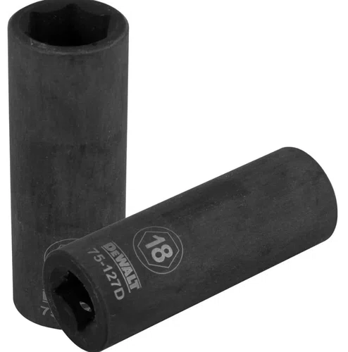 Soquete impacto 1/2'' longo 18mm Dewalt