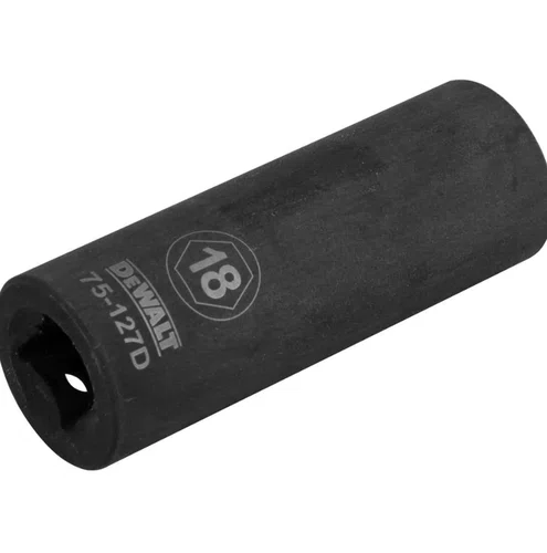 Soquete impacto 1/2'' longo 18mm Dewalt