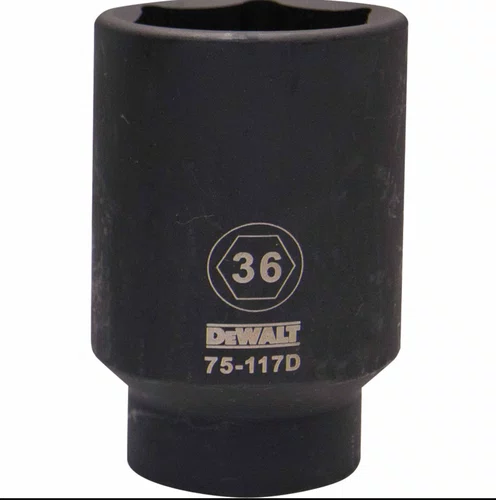 Soquete impacto 1/2'' longo 36mm Dewalt