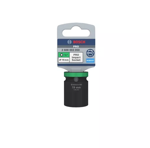 Soquete impacto 1/2'' sextavado curto 2608003050 Bosch