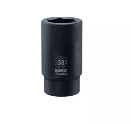 Soquete impacto 3/4'' longo 33MM Dewalt