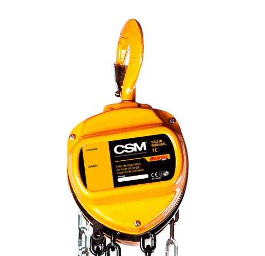 Talha Manual 2 Toneladas com Corrente 5 Metros - CSM