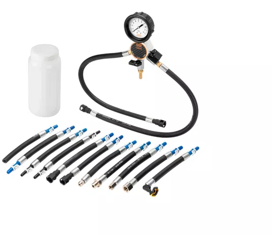 Teste de Pressão de Combustível com 11 Mangueiras Adaptadoras RAVEN-109645