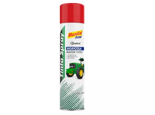 Tinta Spray 400ml Vermelho Agrícola AE0100142 MUNDIAL PRIME