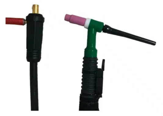 Tocha de solda TIG SU26 corpo silicone com gatilho engate rápido 12,80mm Sumig 0610.0012