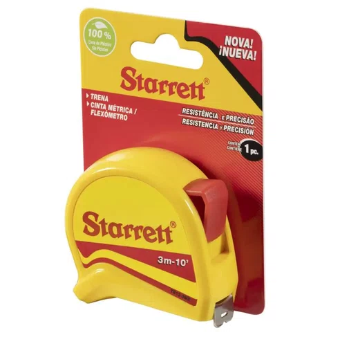 Trena 3?m Série?T com Trava STS123ME
  STARRETT