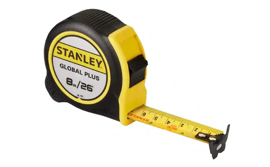 Trena 8,00 m x 25 mm Global Plus -Stanley