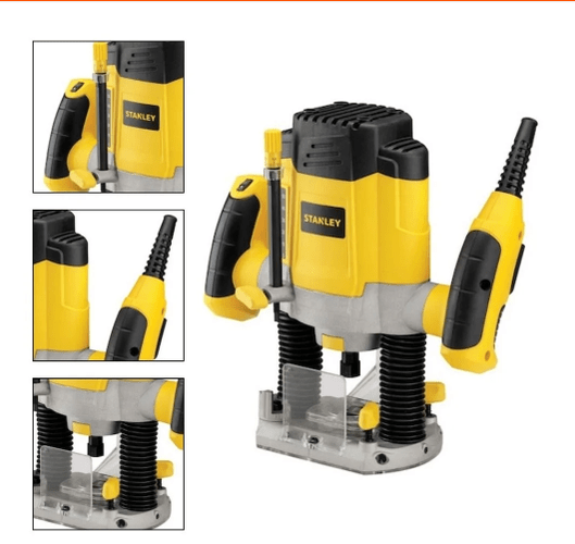 Tupia Manual de Coluna SRR1200 1200W c/6 Fresas 220V -Stanley