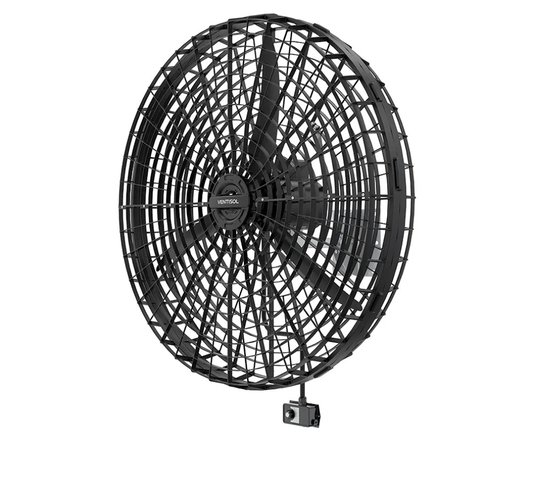 Ventilador de Parede 1 Metro 3 Velocidades 1/2CV Preto 220V -Ventisol