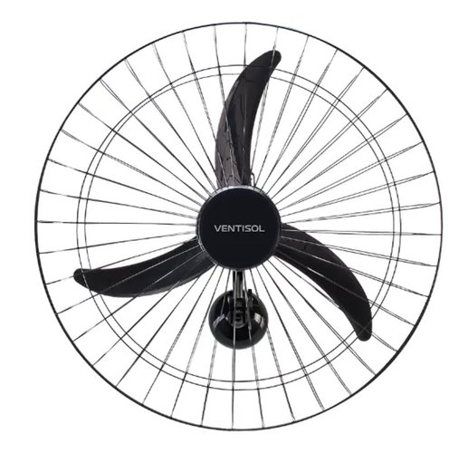 Ventilador de Parede 60cm 147W New Preto 220V Premium -Ventisol