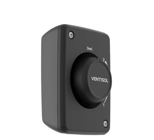 Ventilador de Parede New 50cm 130W Preto 220V -Ventisol