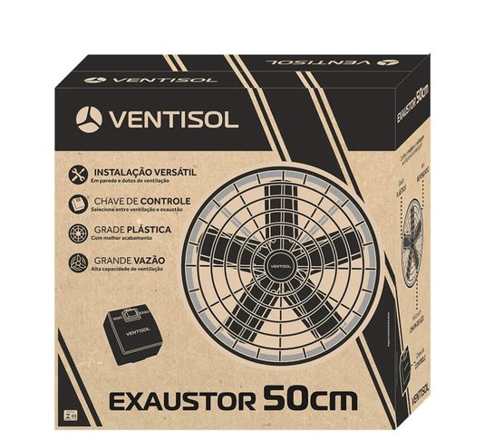 Ventilador/Exaustor Axial 50cm Premium 220V -Ventisol