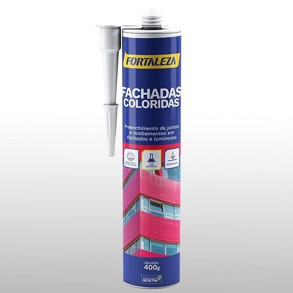 Selante PU-30 Fachadas Coloridas Vermelho Tubo 400G -Fortaleza