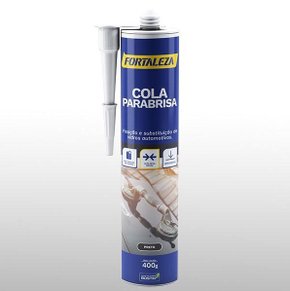 Adesivo de Alta Performance para Fixar Parabrisa PU 60 Preto Tubo 400G -Fortaleza Adesivo de Alta Performance para Fixar Parabrisa PU 60 Preto Tubo 400G -Fortaleza