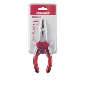 Alicate Tipo Telefone Bico Curvo 6.1/2 Pol. R28512165 Gedore Red Alicate Tipo Telefone Bico Curvo 6.1/2 Pol. R28512165 Gedore Red