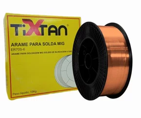 Arame para Solda Mig 0.8mm Rolo de 15KG -Importado Tixtan Arame para Solda Mig 0.8mm Rolo de 15KG -Importado Tixtan