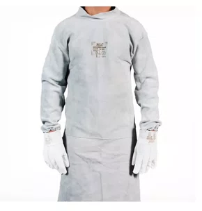 Avental de Raspa com Manga Tipo Barbeiro – Zanel Ref. AVB12060CESG Avental de Raspa com Manga Tipo Barbeiro – Zanel Ref. AVB12060CESG