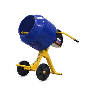 Betoneira Compacta Desmontável 130L c/Motor 1/2CV Tambor Plástico Azul Monofásica 220V -Menegotti