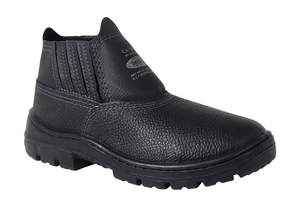 Botina de segurança mono PU sem biqueira com elastico + Palmilha N° 36 - Imbiseg