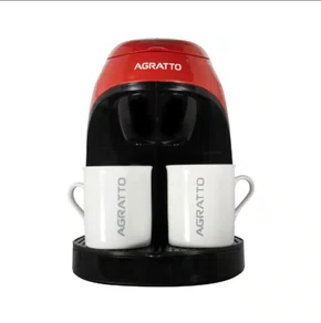 Cafeteira Aroma Vermelha com 02 Xicaras 450W 220V ACFP01I-02 -Agratto Cafeteira Aroma Vermelha com 02 Xicaras 450W 220V ACFP01I-02 -Agratto