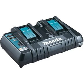 Carregador de Bateria Duplo Rápido 18v DC18RD 220v -Makita