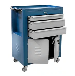 Carrinho para Ferramentas com 3 Gavetas Azul Chaveado C06 Fercar Carrinho para Ferramentas com 3 Gavetas Azul Chaveado C06 Fercar