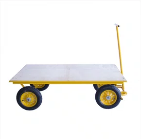 Carrinho plataforma de madeira para 600KG com roda Horbach Carrinho plataforma de madeira para 600KG com roda Horbach