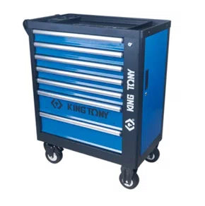 Carro para Ferramentas Fechado Com 7 Gavetas +1 Porta Lateral 87G357BAKB -King Tony
