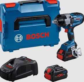 Chave de Impacto a Bateria 18V GDS 18V-1600 HC 3/4'' 1600N, + Kit Carregamento e Maleta -Bosch Chave de Impacto a Bateria 18V GDS 18V-1600 HC 3/4'' 1600N, + Kit Carregamento e Maleta -Bosch