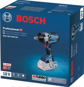 CHAVE DE IMPACTO BATERIA 1600NM GDS18V-1600 3/4 18V S/BAT/CA CHAVE DE IMPACTO BATERIA 1600NM GDS18V-1600 3/4 18V S/BAT/CA