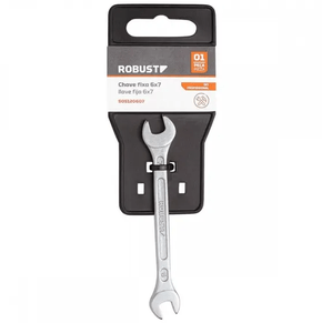 CHAVE FIXA 6X7MM S05120607 ACO CARBONO ROBUST CHAVE FIXA 6X7MM S05120607 ACO CARBONO ROBUST