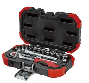 Jogo de Soquetes Sextavados 4MM A 13MM Encx 1/4" 16 Peças R49003016 Gedore Red