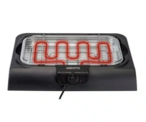 Churrasqueira Elétrica Grill Mr Cheff de Mesa 2000W 220V CH2-02 -Agratto Churrasqueira Elétrica Grill Mr Cheff de Mesa 2000W 220V CH2-02 -Agratto