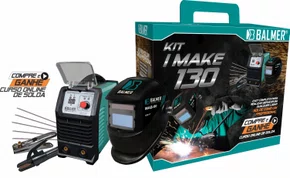 Combo I-Make 130 Inversor de Solda Tig Joy 133DV 10 a 120A +Mascara MAB 80 -Balmer Combo I-Make 130 Inversor de Solda Tig Joy 133DV 10 a 120A +Mascara MAB 80 -Balmer