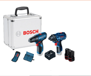 COMBO PARAFUSADEIRA GSR 120 + GDR 120 LI + MALETA  ALUMÍNIO COMBO PARAFUSADEIRA GSR 120 + GDR 120 LI + MALETA  ALUMÍNIO