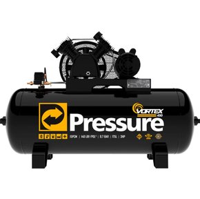 Compressor de Ar Vortex 450 15/175 140PSI Monofásico -Pressure