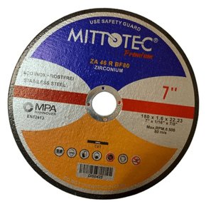 Disco De Corte 7" 1.6mm Inox Premium Dis0425 - Mittotec