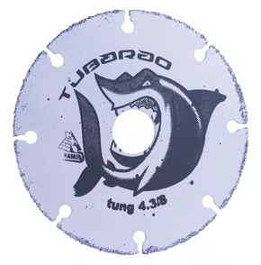 Disco de Corte de Tungstênio para Madeira 4.3/8" (110mm) - Tubarão Pyramid