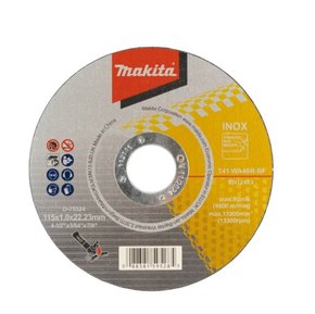 Disco de Corte Fino 4.1/2'' x 1.0MM D-75524 Para Inox -Makita