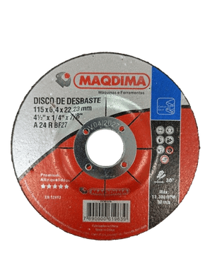 Disco de Desbaste 4.1/2'' (115MM) x 6.4MM DCM7070 -Maqdima Disco de Desbaste 4.1/2'' (115MM) x 6.4MM DCM7070 -Maqdima