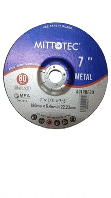 Disco de Desbaste 7" x 6,4 x 22mm DIS 0321 PRO – Mittotec