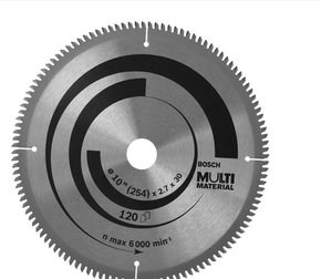 Disco De Serra Circular 10" 254mm 120 Dentes Multimaterial