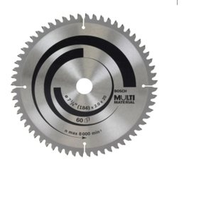 Disco de Serra Circular Multimateriais 7-1/4'' Pol. 60D 2608642193 -BOSCH Disco de Serra Circular Multimateriais 7-1/4'' Pol. 60D 2608642193 -BOSCH