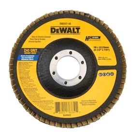 Disco Flap Base de Fibra 4.1/2 Zirconio Grão 40 - Dewalt
